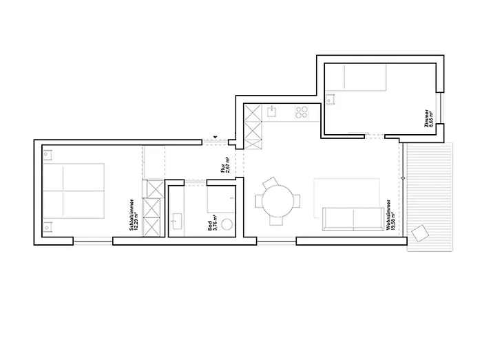 Lägenhet Sandwall 60, Whg 12, Huus In Lee Wyk auf Föhr